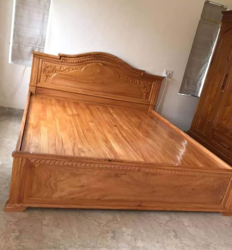 Giường ngủ gỗ tự nhiên 4
